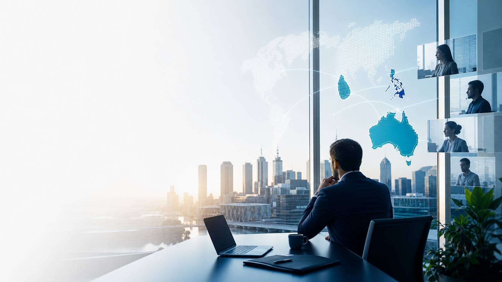 Remote staffing with practical Australian-managed support visual
