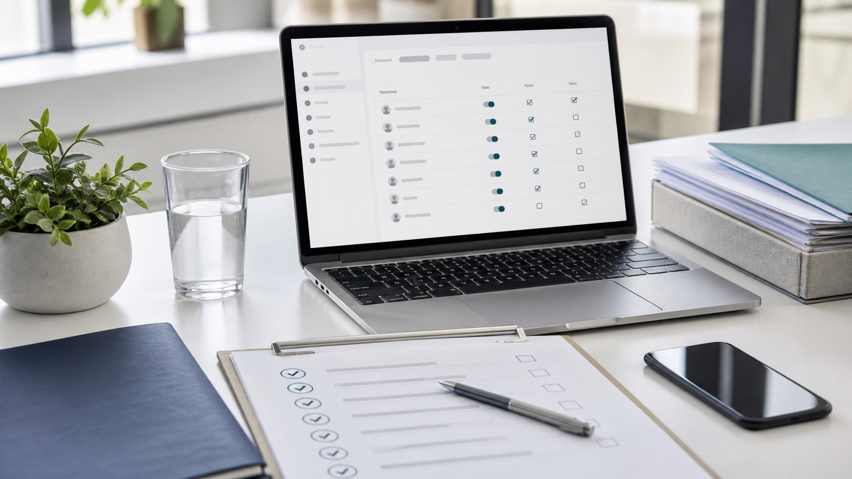 Secure client access and onboarding materials prepared for remote staff